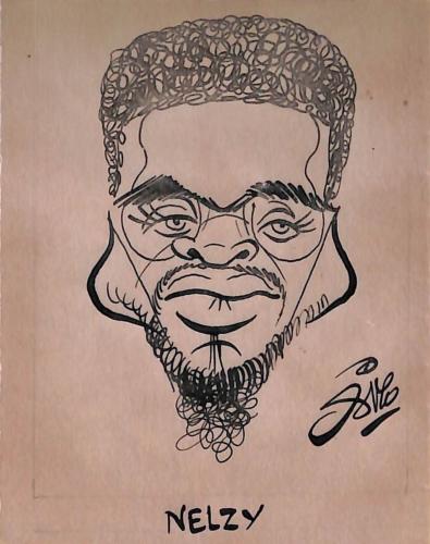 Caricature originale de Germain NELZY (FR) Athlétisme