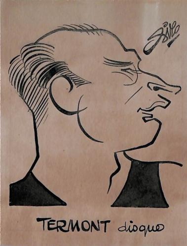 Caricature originale de TERMONT (FR) Athlétisme (à déterminer)