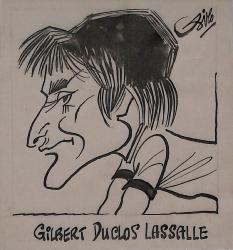 Caricature originale de Gilbert DUCLOS LASSALLE (FR)
