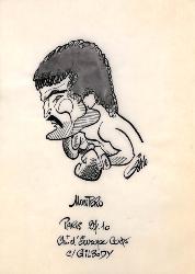 Caricature originale d'Antoine MONTERO (FR)