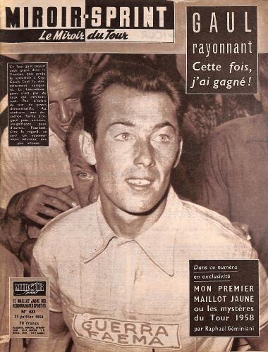MIROIR SPRINT N°633 DU 21 JUILLET 1958