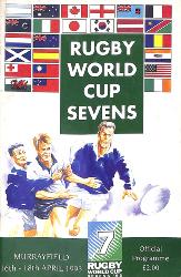 Programme officiel de la Coupe du Monde de Rugby à 7 du 16 au 18 avril 1993