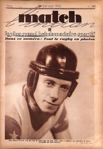 MATCH L'INTRAN N°280 DU 19 JANVIER 1932