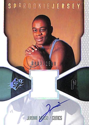 2000 SPX ROOKIE JERSEY AUTOGRAPH JEROME MOISO