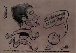 CARICATURE ORIGINALE DE ROBERT BARELLAS