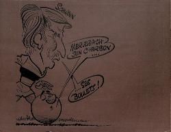 CARICATURE ORIGINALE DE RAYMOND SCHWINN