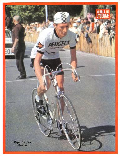 PHOTO DE ROGER PINGEON SUPPLÉMENT DU MIROIR DU CYCLISME 1966