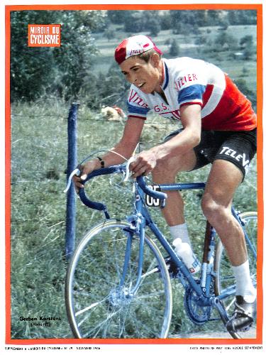 PHOTO DE GERBEN KARSTENS SUPPLÉMENT DU MIROIR DU CYCLISME 1966