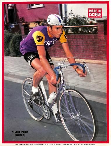 PHOTO DE MICHEL PERRIN SUPPLÉMENT DU MIROIR DU CYCLISME 1968