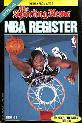 THE SPORTING NEWS OFFICIAL NBA REGISTRER 1993-94