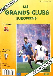 MAGAZINE FOOTBALL N°5 LES GRANDS CLUBS EUROPÉENS DE 1990