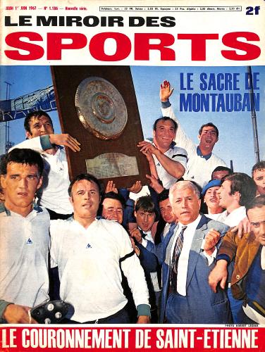 BUT ET CLUB LE MIROIR DES SPORTS N°1186 DU 1 JUIN 1967