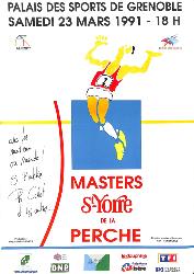 PROGRAMME OFFICIEL MASTERS ST-YORRE DE LA PERCHE ATHLÉTISME 1991