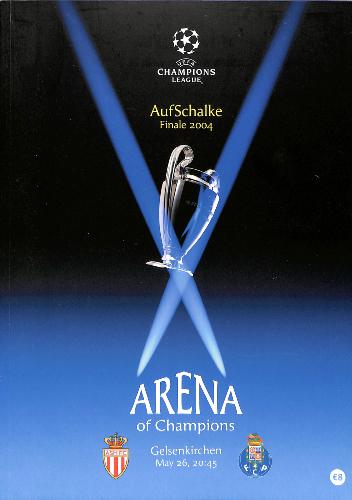 PROGRAMME OFFICIEL DU MATCH AS MONACO VS FC PORTO DU 26 MAI 2004