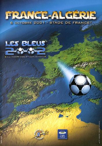 PROGRAMME OFFICIEL DU MATCH FRANCE VS ALGÉRIE DU 6 OCTOBRE 2001