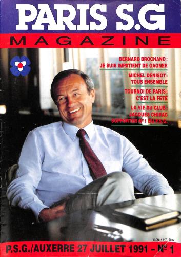 Magazine du Paris S.G. N°1 du 27 juillet 1991