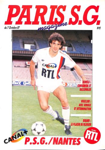 Magazine du Paris S.G. N°8 du 7 octobre 1987