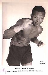 Carte postale de Jack Johnson.