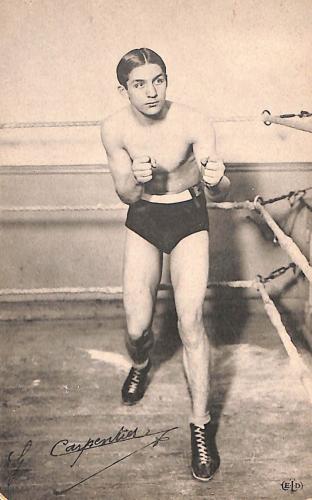 Carte postale de Georges Carpentier.
