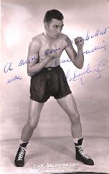 Carte postale dédicacée par Jean Archambault.