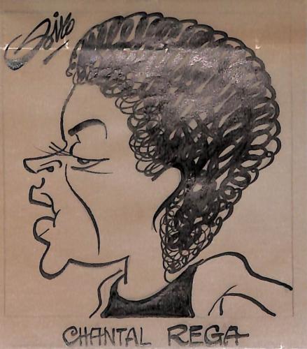 Caricature originale de Chantal REGA (FR) Athlétisme