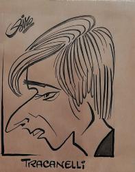 Caricature originale de François TRACANELLI (FR) Athlétisme