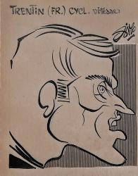 Caricature originale de Pierre TRENTIN (FR)