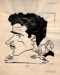 CARICATURE ORIGINALE D'AHMED MIHOUBI (TOULOUSE FC) 