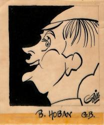 Caricature originale de Barry HOBAN (GBR)