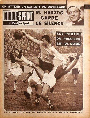 MIROIR SPRINT N°819 DU 12 FEVRIER 1962