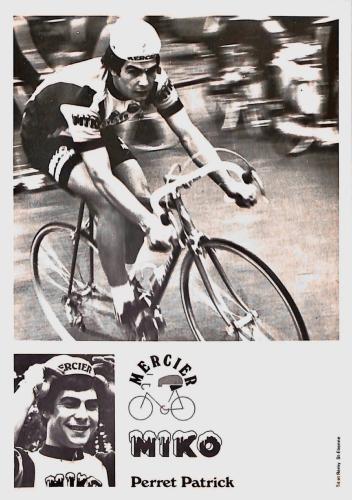 ENSEMBLE DE 29 CARTES PHOTO DE PATRICK PERRET DE L'ÉQUIPE MIKO MERCIER ANNÉES 70