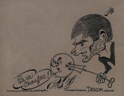 CARICATURE ORIGINALE DE DANIEL DRUDA