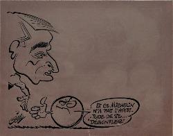 CARICATURE ORIGINALE DE PIERRE MICHELIN