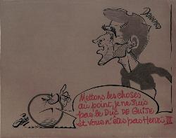 CARICATURE ORIGINALE DE JOSEPH DONNARD
