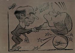 CARICATURE ORIGINALE D'ERICH MAAS