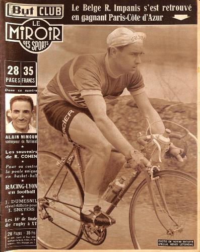 BUT ET CLUB LE MIROIR DES SPORTS N°450 DU 15 MARS 1954
