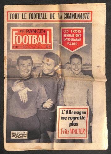 FRANCE FOOTBALL N°711 DU 27 OCTOBRE 1959