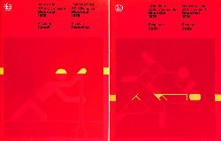 ENSEMBLE DE 21 FASCICULES DES RÉSULTATS OFFICIELS DES JEUX OLYMPIQUES DE MONTRÉAL 1976