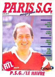 Magazine du Paris S.G. N°1 du 18 juillet 1987