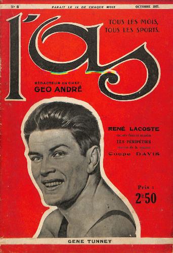REVUE L'AS N°8 D'OCTOBRE 1927 PAR GEORGES « GÉO » ANDRÉ