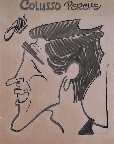 Caricature originale de Jean-Pierre COLUSSO (FR) Athlétisme