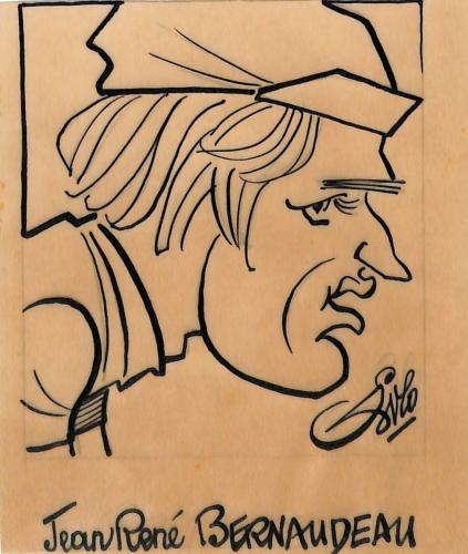 Caricature originale de Jean-René BERNAUDEAU (FR)