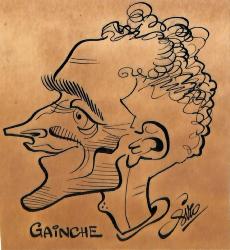 Caricature originale de Jean GAINCHE (FR)