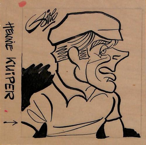 Caricature originale d'Hennie KUIPER (NED)