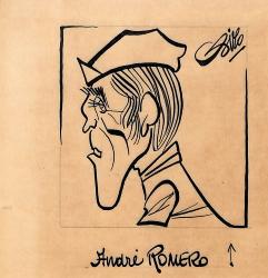 Caricature originale d'André ROMERO (FR)