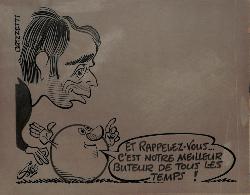 CARICATURE ORIGINALE DE GÉRARD GRIZZETTI