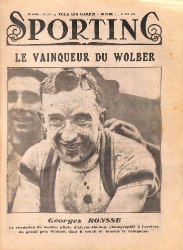 SPORTING N°1011 DU 17 JUIN 1930