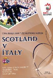 PROGRAMME OFFICIEL DU MATCH ÉCOSSE VS ITALIE DU 17 NOVEMBRE 2007