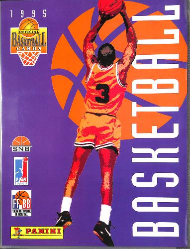 CLASSEUR PANINI COMPLET DE 264 CARTES OFFICIAL BASKETBALL 95