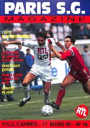 Magazine du Paris S.G. N°16 du 17 mars 1990